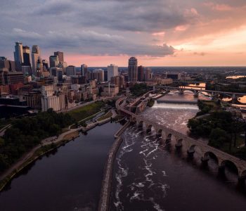 skyline of Minneapolis